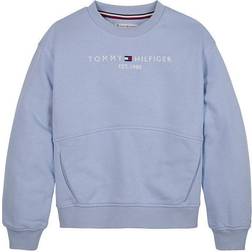 Tommy Hilfiger Girls' Essential Crew Sweatshirt Junior, 12Y
