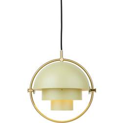 GUBI Multi-Lite Brass/Desert Sage Pendant Lamp 25.5cm