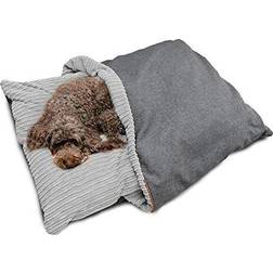 Rucomfy Fibre-Filled Large Burrower Calming Dog Bed