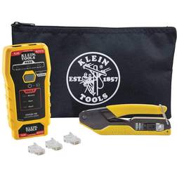Klein Tools Cable Tester and Kit Pass-Thru Technology Includes Connectors for Cat5e CAT6 Data Applications VDV026-813 Crimping Plier