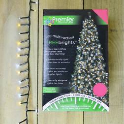 Premier TreeBrights Beige/Green Christmas Tree Light 1000 Lamps