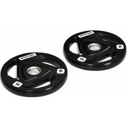 Olympic Weight Plates, Tri-Grip Rubber Coated 21kg