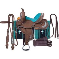 Tough-1 Silver Royal Sonora Saddle Package 12in