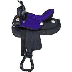 Tough-1 Synthetic Barrel Saddle 13in Pur
