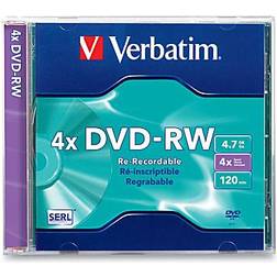 Verbatim DVD-RW 4.7GB 4X 1 Pack