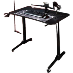 X Rocker Panther Gaming Desk Grey, 1110x600x750mm