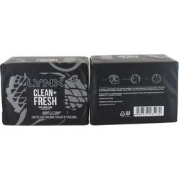 Lynx Clean & Fresh Face & Body Soap 2-pack