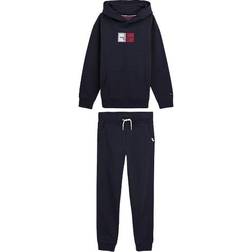 Tommy Hilfiger Logo Patch Hoody And Joggers Set (KB0KB07780)