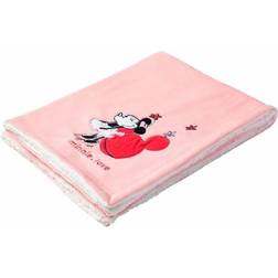 Disney Minnie bi-material blanket 75 x 100 cm 100% polyester flannel 220gr m2