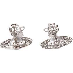 Vivienne Westwood Pina Bas Relief Earrings - Silver/Transparent