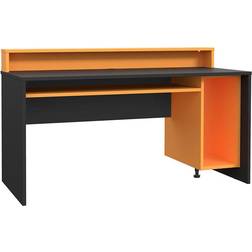 Flair Power Y Gaming Desk - Orange/Black, 1600x690x938mm