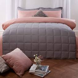 Brentfords Sensory Sleep Weight blanket 6kg Grey, Silver, Pink (180x125cm)