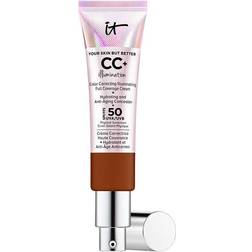 IT Cosmetics CC+ Cream Illumination Full-Coverage Foundation with SPF50+ Deep