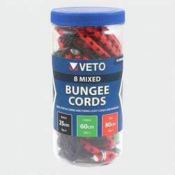 Timco Veto BUNMIX8 8 Pcs Bungee Cord