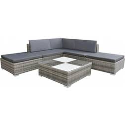 vidaXL 42745 Outdoor Lounge Set, 1 Table incl. 3 Sofas