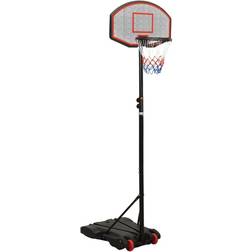 vidaXL Basketball Stand Black 216-250 cm Polyethene