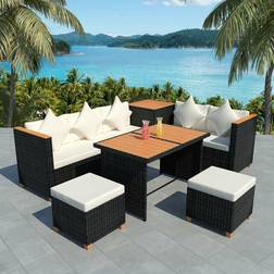 vidaXL 7 Piece Garden Outdoor Lounge Set