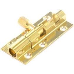 Securit S1525 Brass Door Bolt 1"