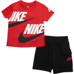 Nike Toddler NSW Cargo Shorts Set - Black/White