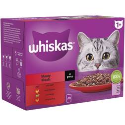 Whiskas Adult Wet Cat Food Pouches Meaty Meals