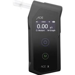 ACE X Breathalyser Black 0.0 up to 5 ‰ Incl. display