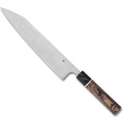 Spyderco Itamae Gyuto Premium Kitchen Knife with 10.06" SUS410 Super Blade Burl G-10