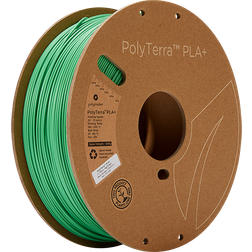 Polymaker PLA 3D Printer Filament 1.75mm, Green PLA Plus Filament 1.75 PLA Filament Satin Surface 1kg PolyTerra Tough PLA 3D Printing Filament Green PLA Roll