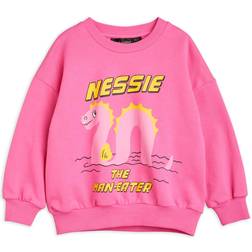 Mini Rodini Organic Nessie sweatshirt Pink 92-98