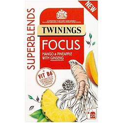 Twinings Superblends Focus Tea Bags, 20 each