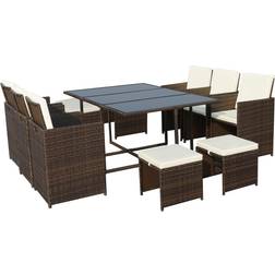 Royalcraft Garden Cannes Cube Patio Dining Set