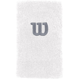 Wilson Wristband Wide White 2-pack