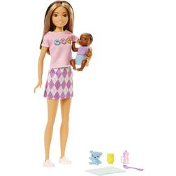 Barbie Barbie Babysitters, Inc. Skipper Doll with Baby Figure & Accessories, Multicolor