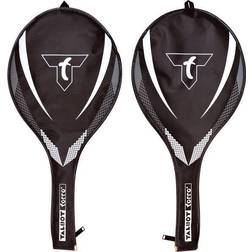 Talbot Torro 3/4 Badminton-Schlägerhülle, schwarz/weiß
