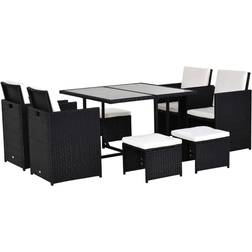 OutSunny Rattan Patio Dining Set
