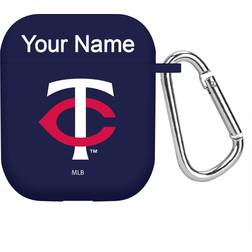 Artinian Minnesota Twins Personalized Silicone AirPods Case Cover