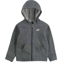 Nike Kid's Club Fleece Full Zip Hoodie - Carbon Heather