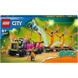 Lego City Stunt Truck & Ring of Fire Challenge 60357