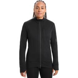 Icebreaker Quantum III LS Zip Merino Fleece jacket Women's Black