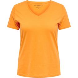 Only CARMAKOMA Bonnie T-shirt Orange