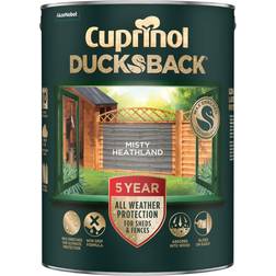 Cuprinol Year Ducksback Fence Treatment Misty Healthland Wood Protection 5L
