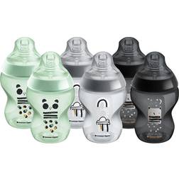 Tommee Tippee Closer to Nature Anti-Colic Baby Bottle 260ml 6-pack