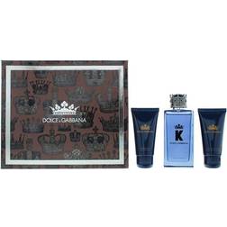 Dolce & Gabbana K Gift Set EdP 100ml + After Shave Balm 50ml + Shower Gel 50ml