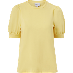 Vero Moda Vmkerry 2/4 O-Neck Top Vma Noos T-Shirts Lemon Meringue