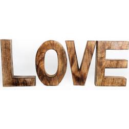 Geko LOVE Wooden Letters Sign