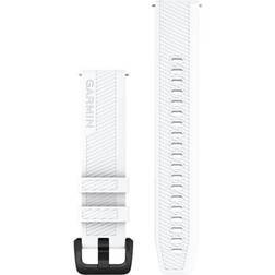 Garmin Quick Release 20 Silikon-Armband weiß/schwarze