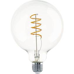 Eglo LED Globe Twisted Filament E27 Clear Light Bulb 4W