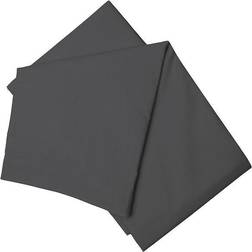 Belledorm Cotton Flannelette Bed Sheet Black