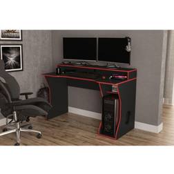 Birlea Enzo Gaming Computer Desk Black & Red