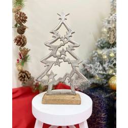 Rdss Silver & Stars Base Christmas Tree