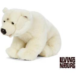 Living Nature Stofftier Eisbär (45cm)